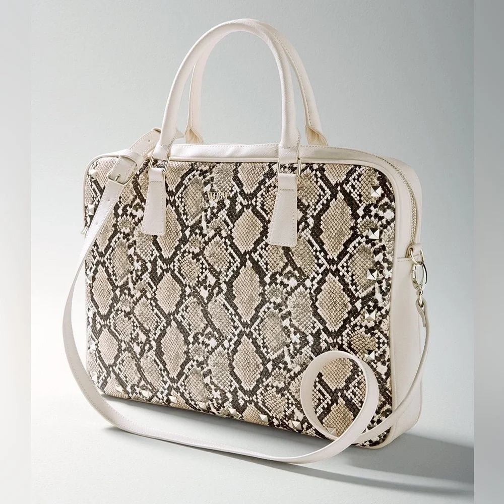 ❤️WHBM NWT Python Print Computer Bag. - Picture 2 of 15